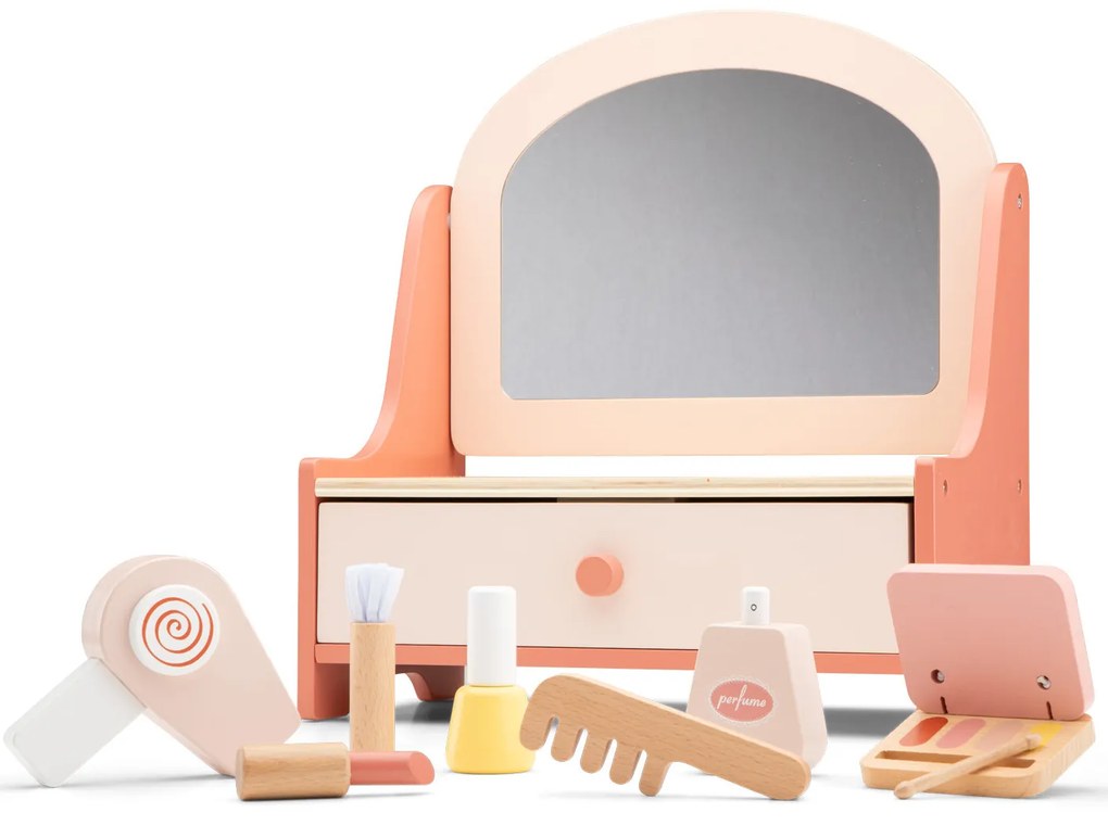 Drevený toaletný stolík