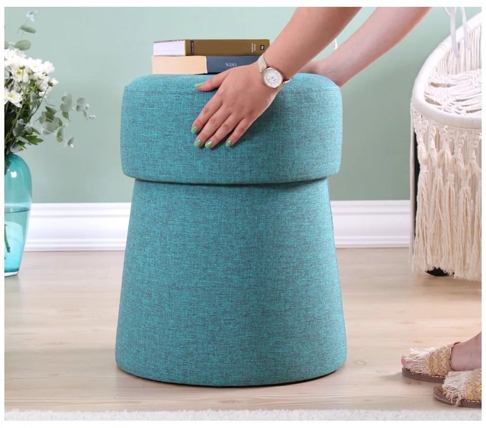 Modrý taburet Beans – Artie