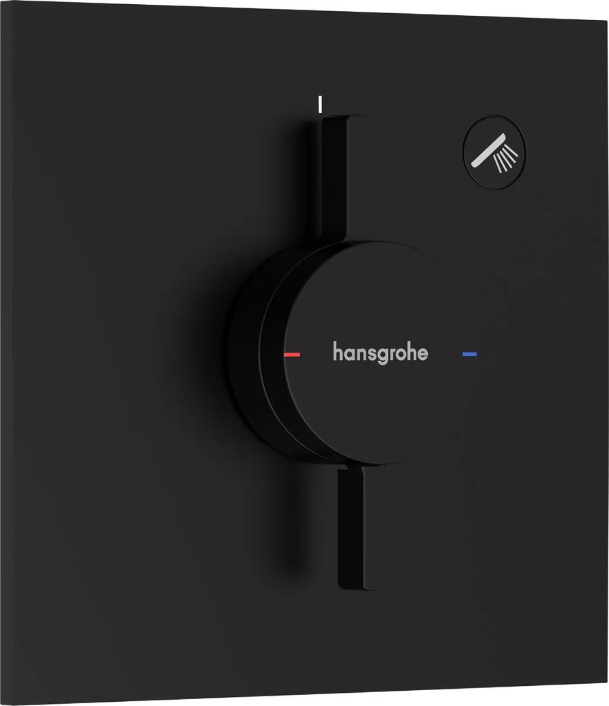 Hansgrohe DuoTurn E, batéria pod omietku pre 1 spotrebič, čierna matná, HAN-75617670