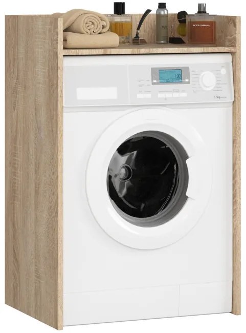 Kúpeľňová skrinka na práčku FIN dub sonoma