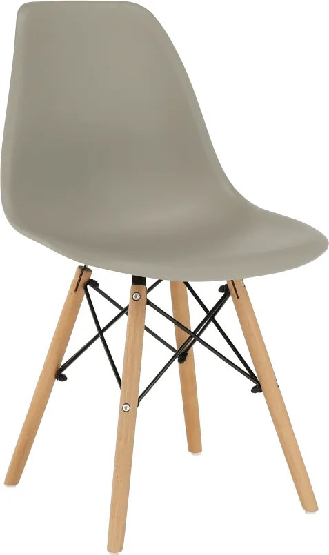Sivá stolička CINKLA 3 NEW