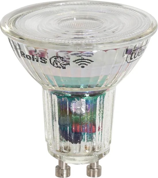 Sada 5 inteligentných LED žiaroviek GU10 50 mm číra 4,8 W 400 lm 1800 – 6500 K