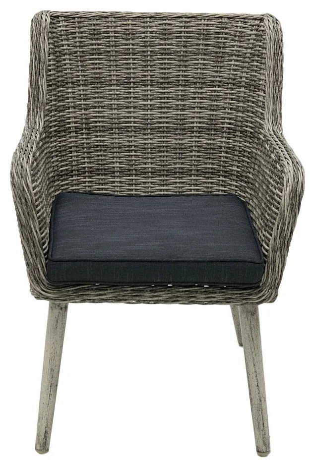 DEOKORK Záhradná ratanová zostava VICTORIA 1+6 (sivá)