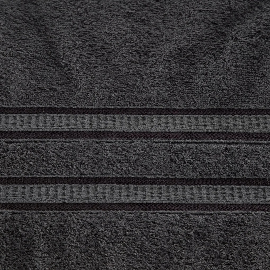 BAMBUSOVÝ UTERÁK MILA14 50X90 CM GRAFITOVÁ