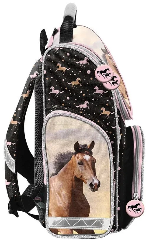 Aktovka do školy pre dievčatá – 3-dielny set - Lovely Horses