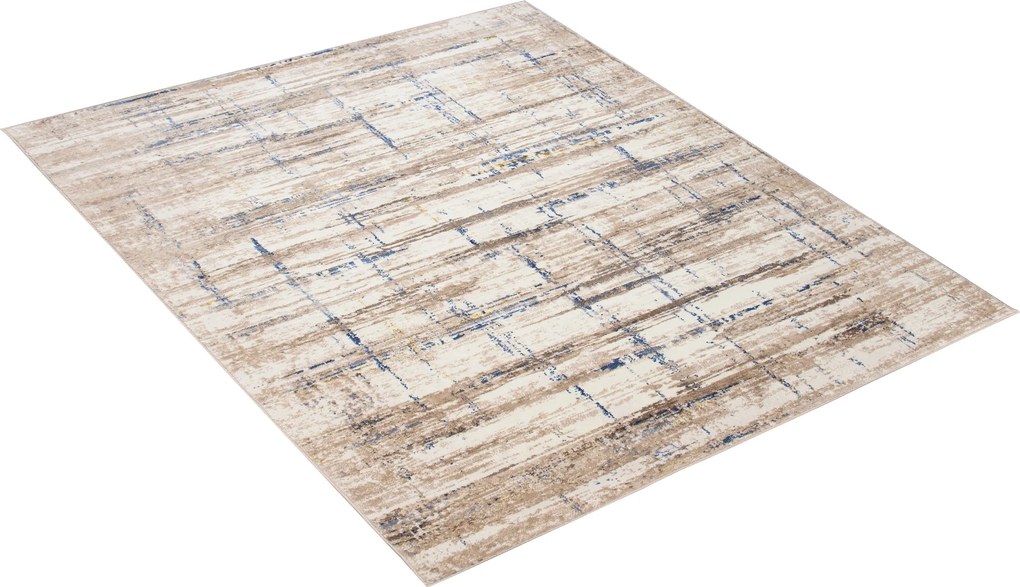 TA Koberec D151M BIELA/TMAVOMODRÁ ASTHANE Rozmer: 80x150 cm