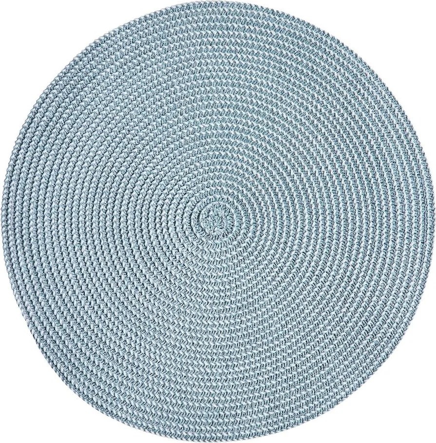 AMBIENTE Prestieranie guľaté 38 cm - sv. modrá