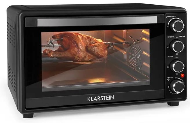 Klarstein Masterchef 60, minirúra, 60 l, 2000 W, 100 – 230 °C, časovač