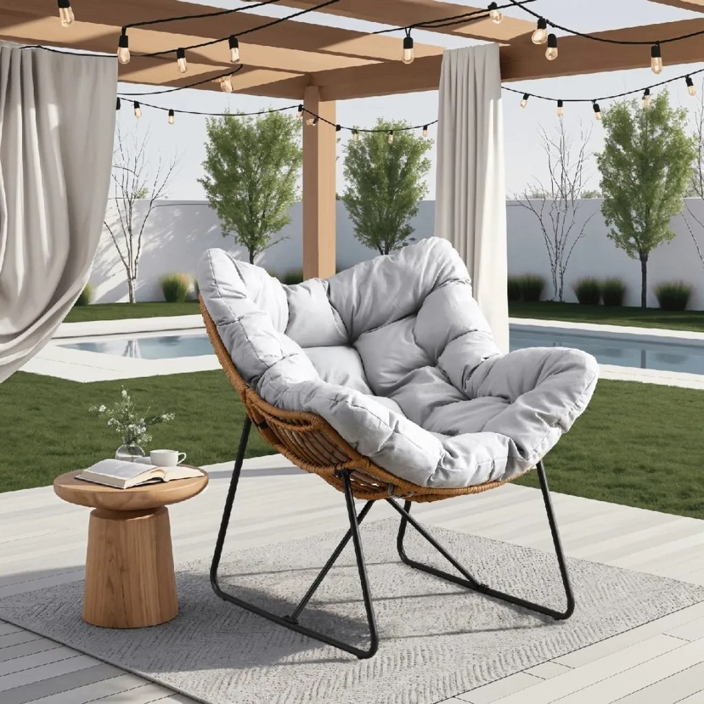 PROXIMA.store - Relaxačné kreslo FIN FARBA: čierna