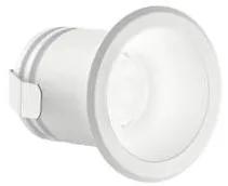 IDEAL LUX Vstavané bodové LED svietidlo VIRUS, 3W, 210lm, 3000K, biele