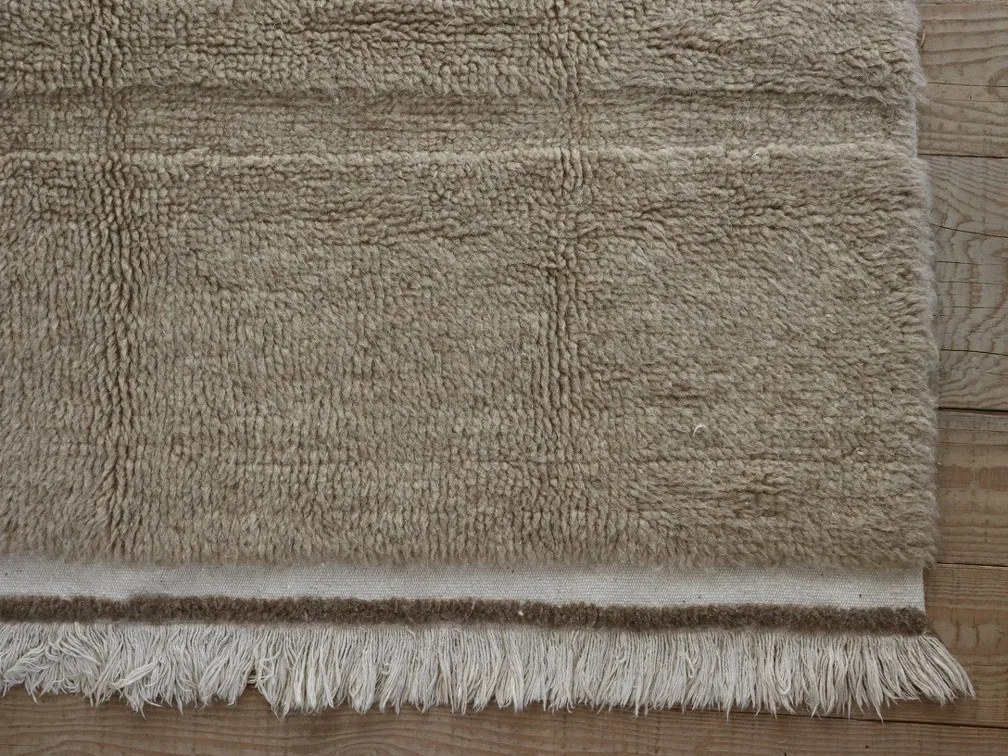 Lorena Canals, Vlnený koberec Steppe - Sheep Beige, 120x170, béžová, chodba / predsieň
