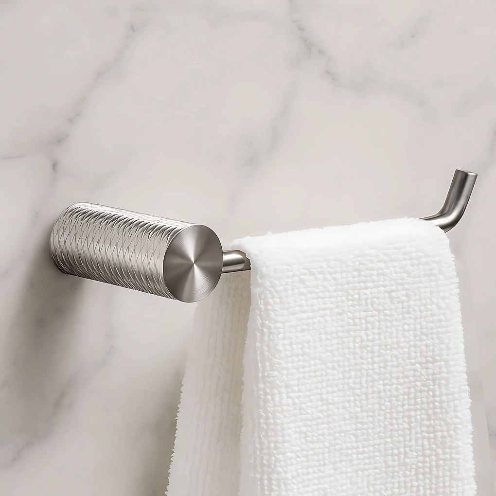 Rea Prism, kúpeľňový vešiak na uterák, 9711A, brúsená oceľ, REA-98032