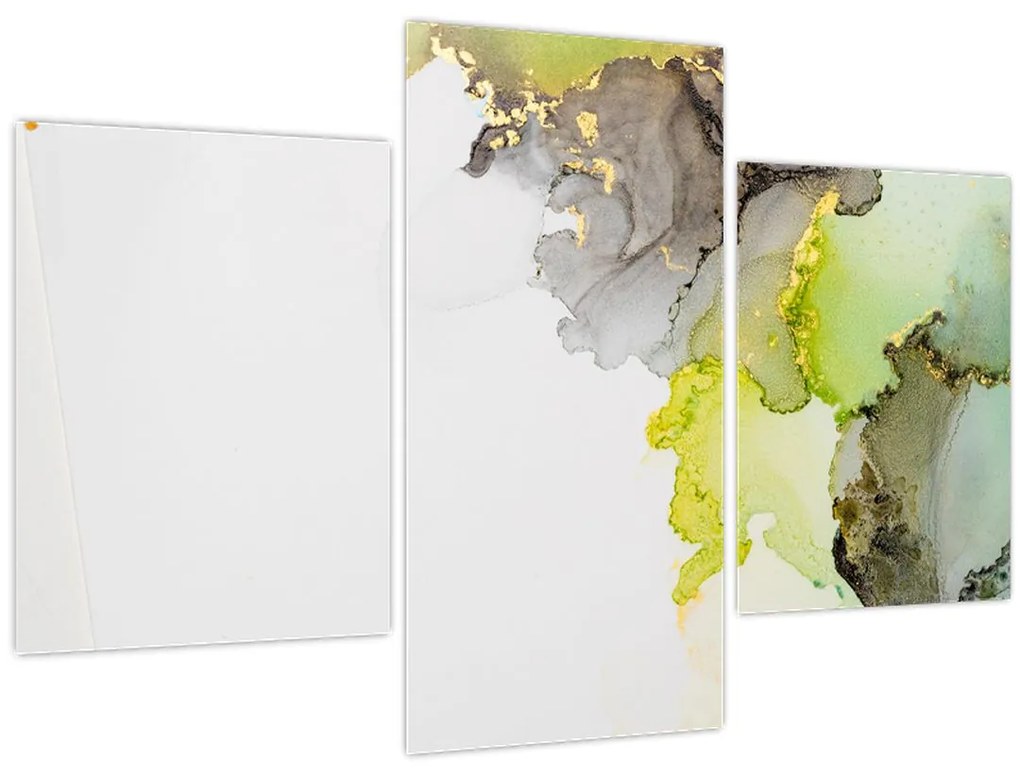 Obraz - Abstraktné umenie atramentom (90x60 cm)