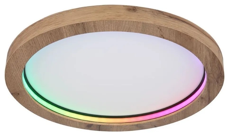 Globo 41374-24R - LED RGBW Stmievateľné stropné svietidlo BRANZA LED/24W/230V + DO