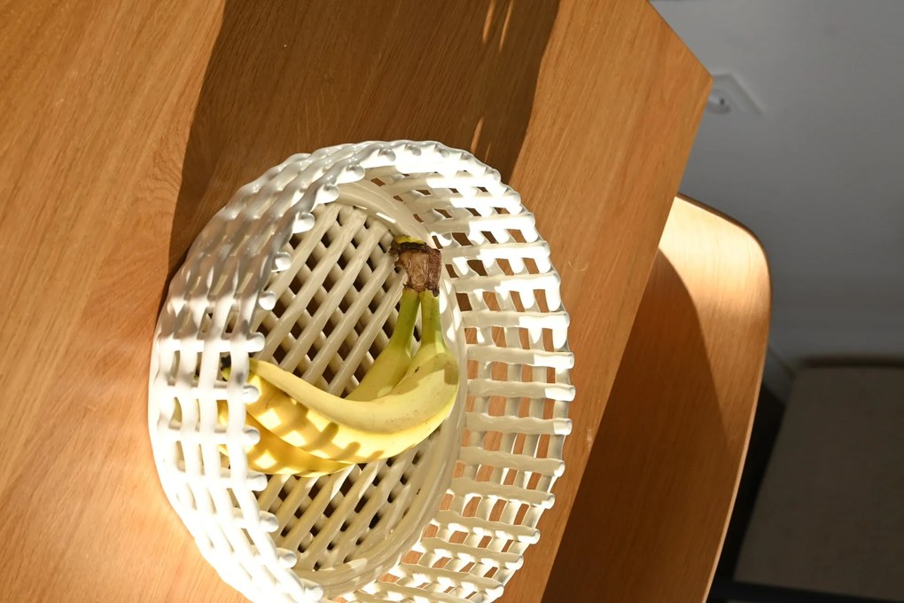 Ferm Living Keramický kôš Centrepiece Off White