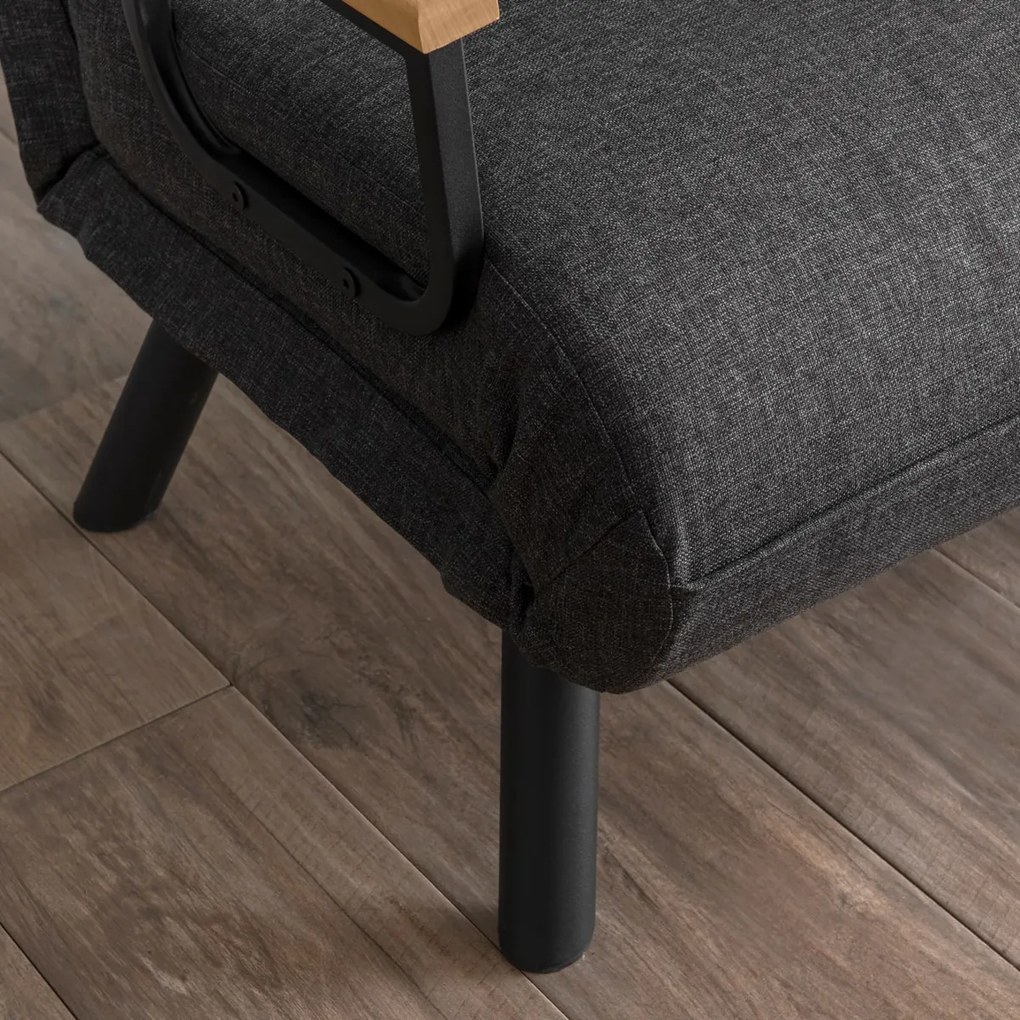 Kreslo Sando Single Dark Grey