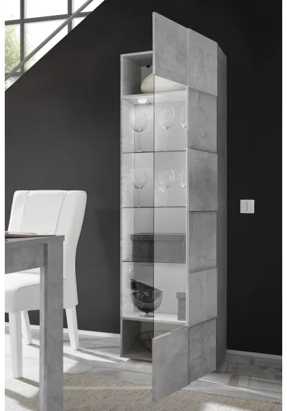 Komoda SERIAN sivý betón