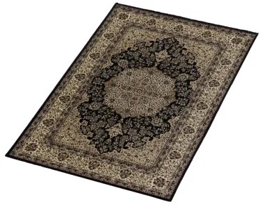 Koberce Breno Kusový koberec KASHMIR 2608 Black, čierna, viacfarebná,200 x 290 cm