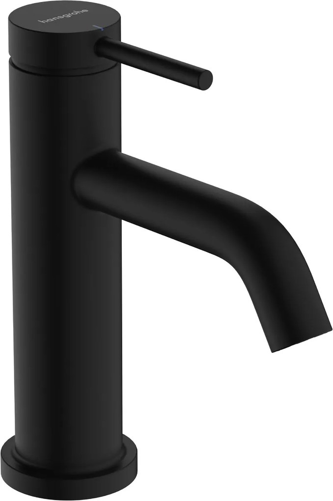 Hansgrohe Tecturis S, stojankový ventil 80 EcoSmart+ na studenú vodu bez odtokovej súpravy, čierna matná, HAN-73313670