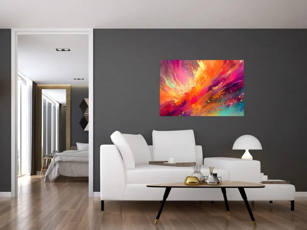 Obraz - Dynamická abstrakcia (90x60 cm)