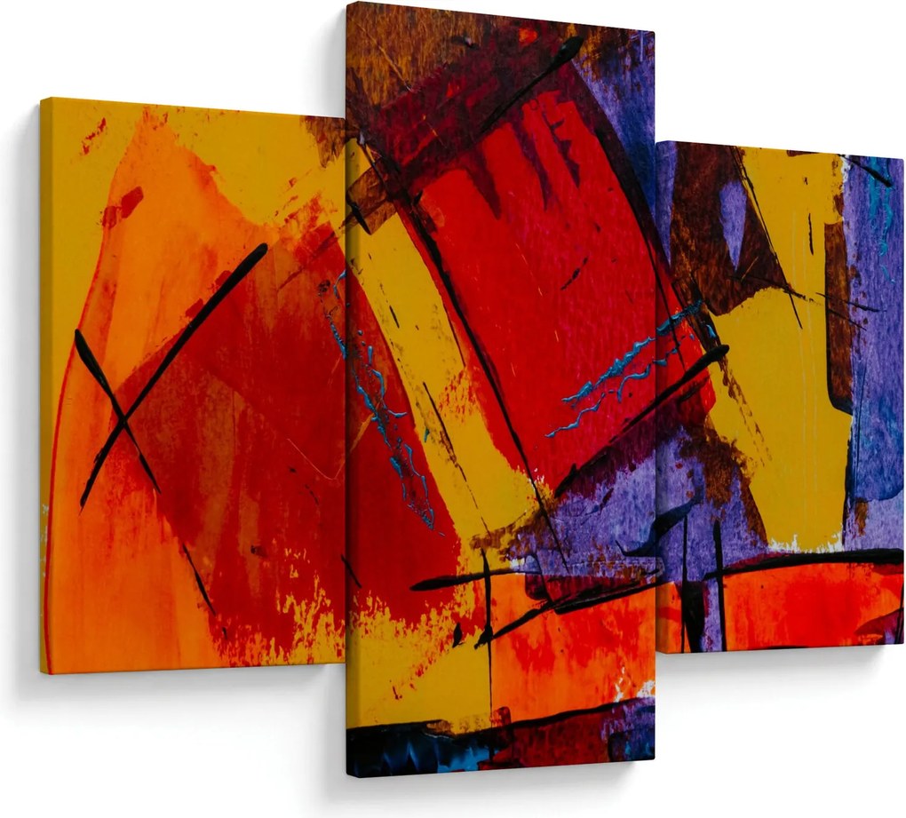 Obraz abstrakcie (90x60 cm)