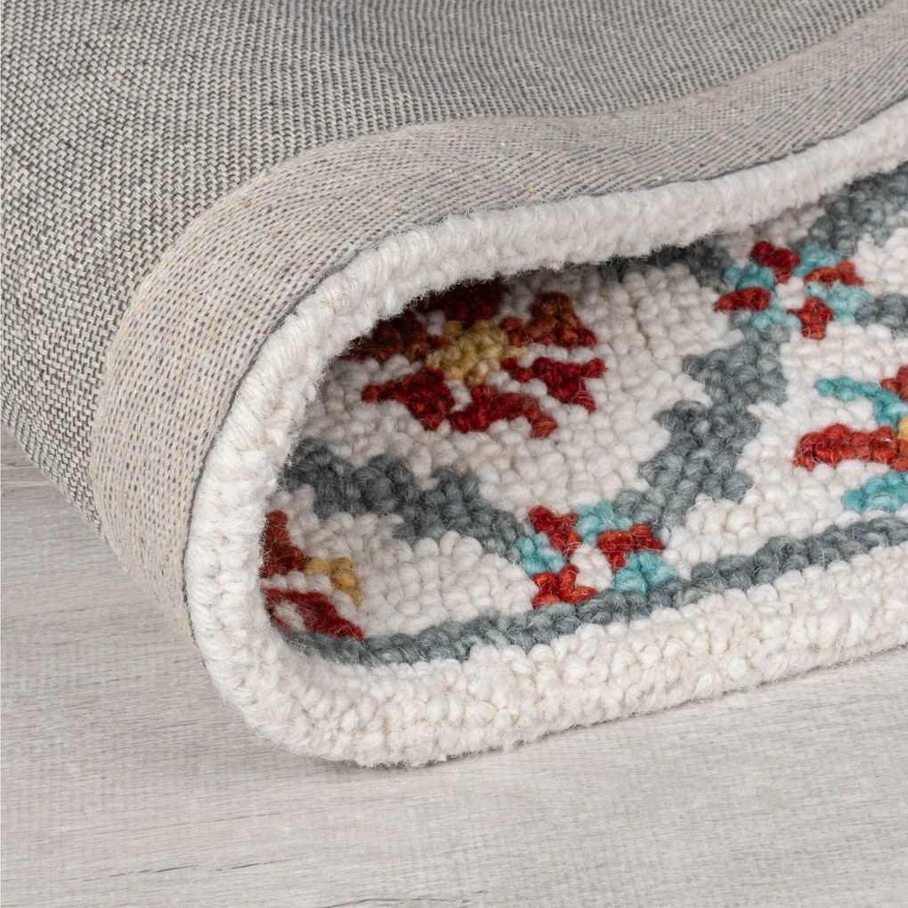 Kusový koberec Wool Loop Iris Red/Blue, 200x290, viacfarebná, obývacia izba, Flair Rugs