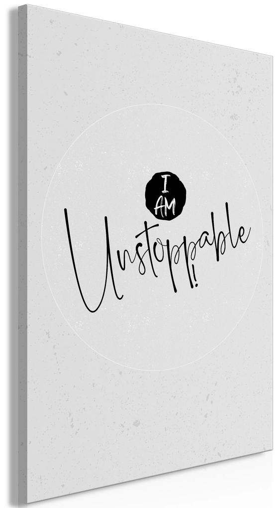 Artgeist Obraz - I Am Unstoppable (1 Part) Vertical Veľkosť: 60x90, Verzia: Na talianskom plátne