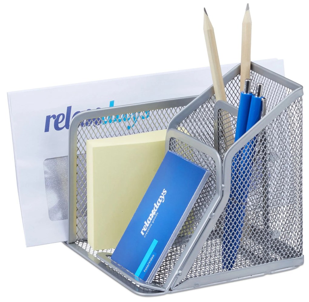 Organizér na stôl RD2478, strieborná