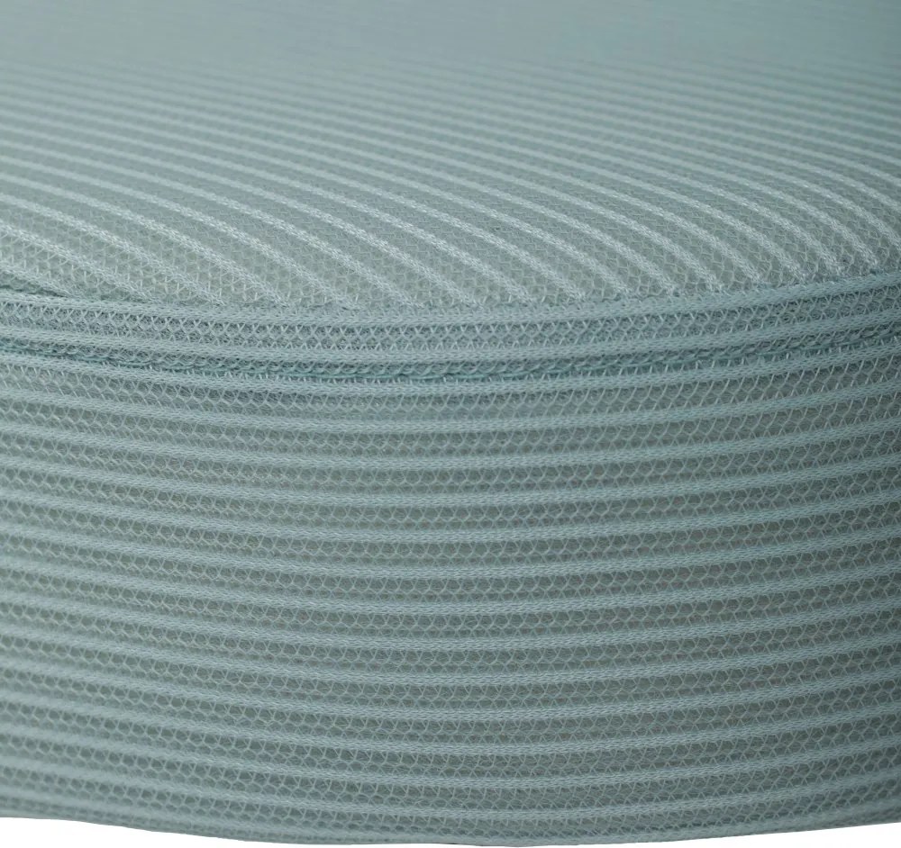 Detská pracovná stolička NANDU — sieť / látka, mentolová