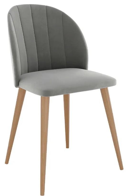 Čalúnená jedálenská stolička ST100, Farby: natura, Potah: Magic Velvet 2250