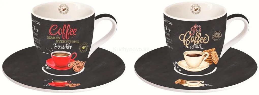 Sada šálok na espresso 90 ml