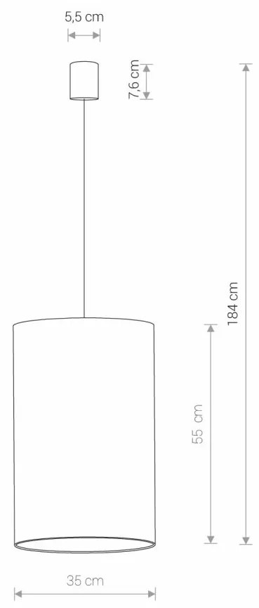 BARREL L BLUE 8446, h184 cm