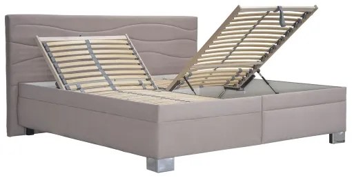 Čalúnená posteľ WINDSOR 180x200 cm bez matraca béžová