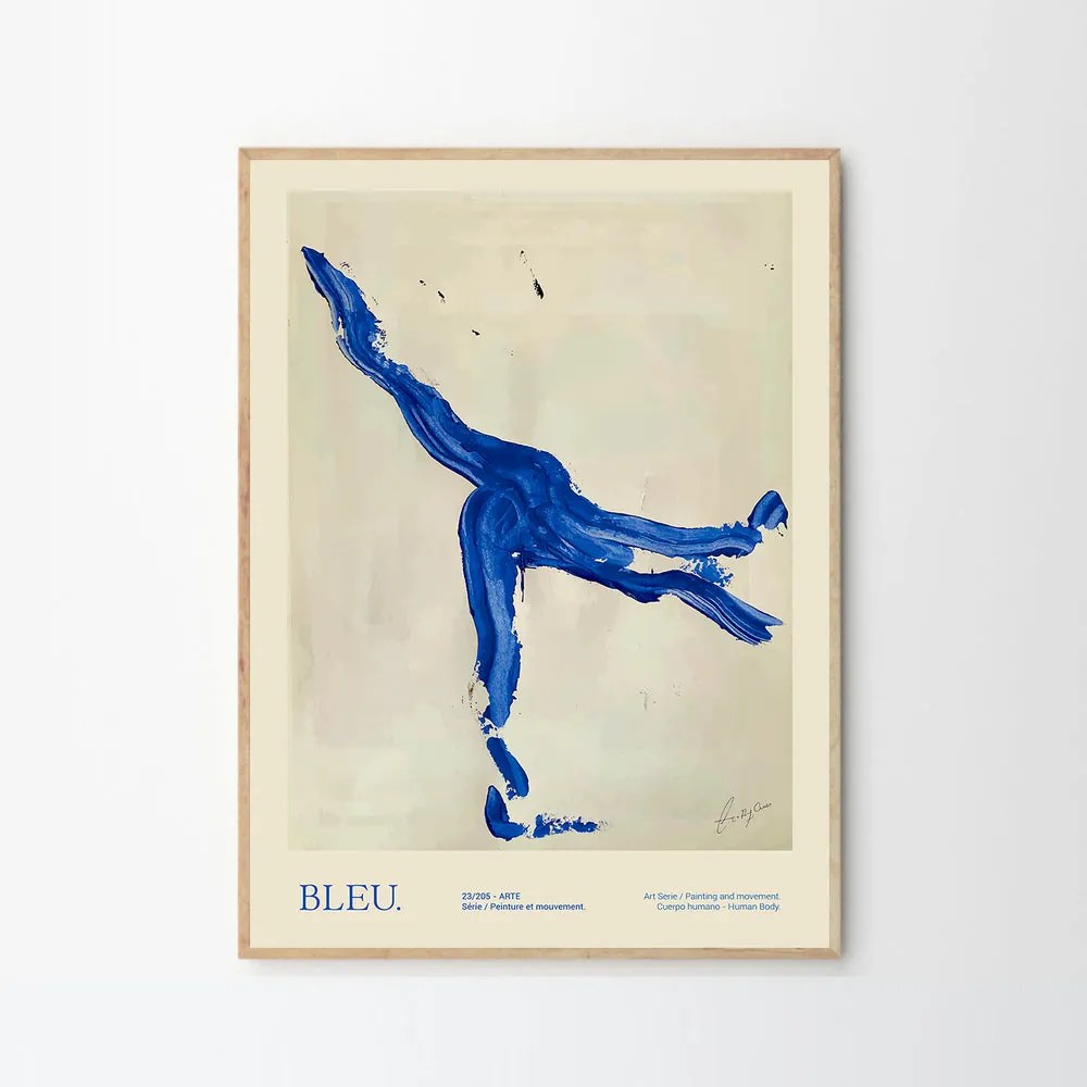 Moikka Plagát Bleu by Lucrecia Rey Caro 30x40