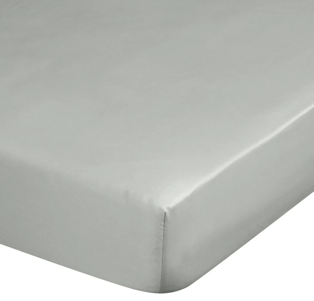 SATÉNOVÉ PRESTIERADLO DINA 180X200 CM, VÝŠKA 30 CM SVETLOSIVÉ