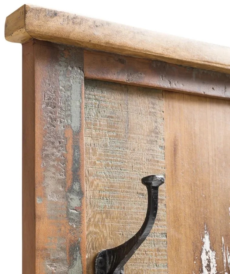 furniture-nabytek.cz - Masívny predsieňový set Wakefield z recyklovaného dreva, lakovaný, hnedý