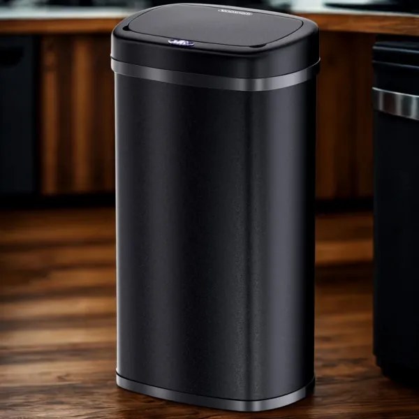 Bezdotykový Jumbo odpadkový kôš 70l čierna USB kábel zdarma