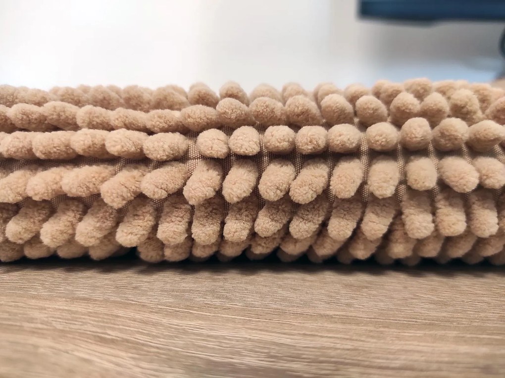 Kúpeľňová predložka LOOP - 50x80 cm - béžová