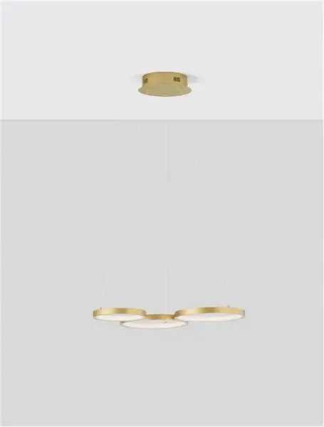 LED luster Magnus 55 zlaté