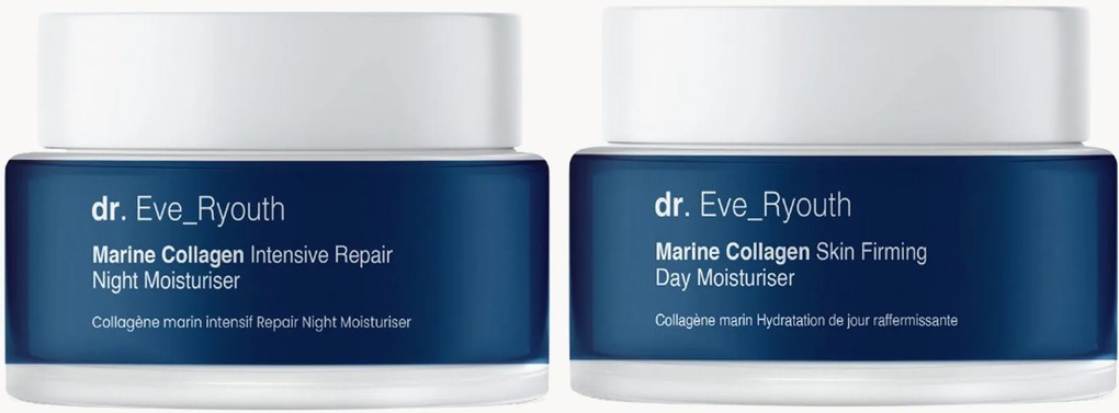 Súprava denného a nočného hydratačného krému Marine Collagen Skin Repairing, 2 ks