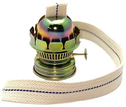 Petrolejová lampa MONIKA 34 cm amber