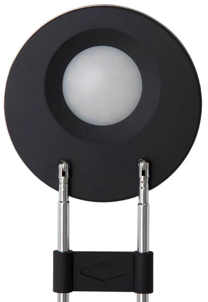 Stolová LED MAULpuck, teleskopické rameno, čierna