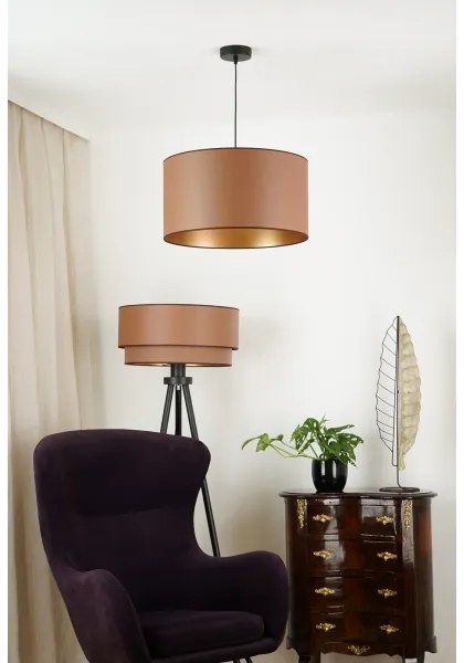 Brilagi - Luster na lanku OREGON ROLLER VEGE 1xE27/15W/230V pr. 45 cm hnedá