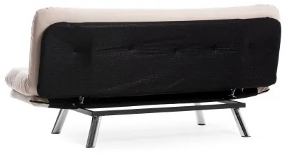 Dvojmiestná rozkladacia pohovka BAKU krémová