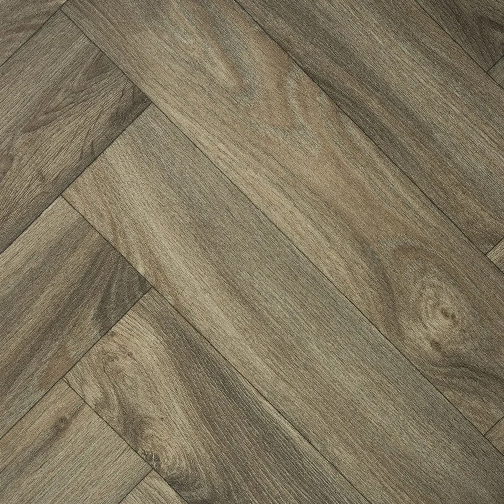 Beauflor, PVC podlaha - lino Blacktex Laurel Oak 669D, na mieru, šíře 4m, hnedá, filc, chodba / predsieň