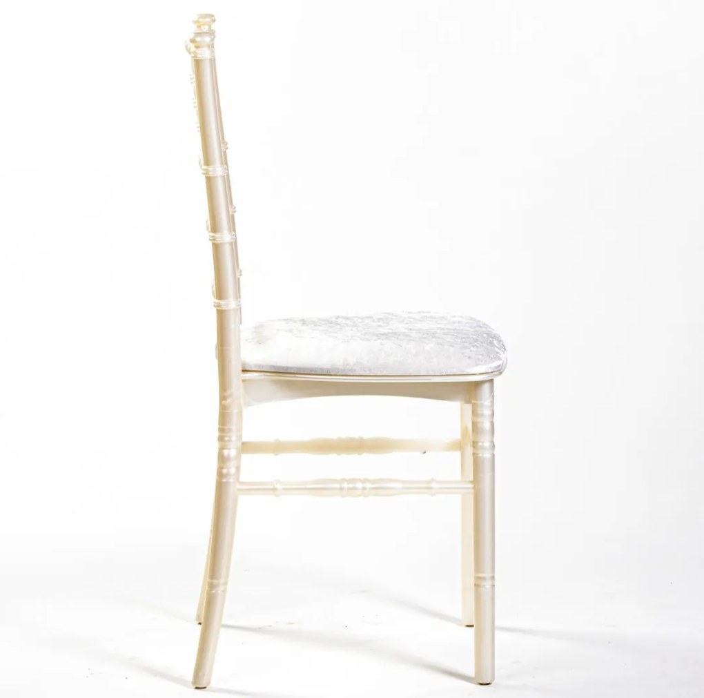 CHIAVARI PLASTIC PLASTOVÁ SVADOBNÁ STOLIČKA white