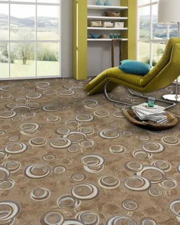 Koberce Breno Metrážny koberec DROPS 33, šíře role 400 cm, hnedá, viacfarebná