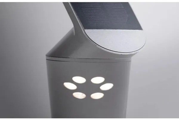 Paulmann 94261 - LED/1,2W IP44 Solárne nástenné svietidlo so senzorom ILIAS 3,7V