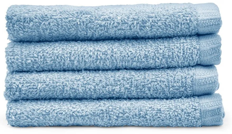 Modré rýchloschnúce bavlnené uteráky v súprave 4 ks 30x30 cm Quick Dry – Catherine Lansfield