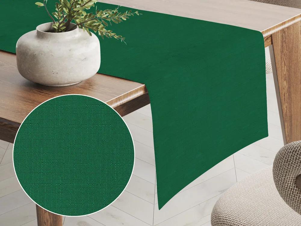 Biante Teflónový behúň na stôl TF-064 Zelený 35x140 cm